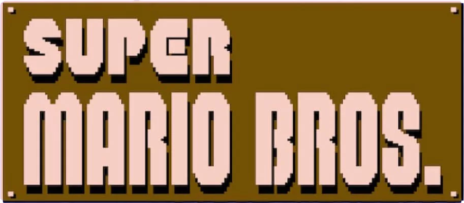 Super Mario Bros. (NES) title